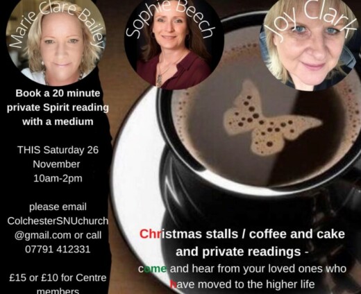 Advert for coffee morning