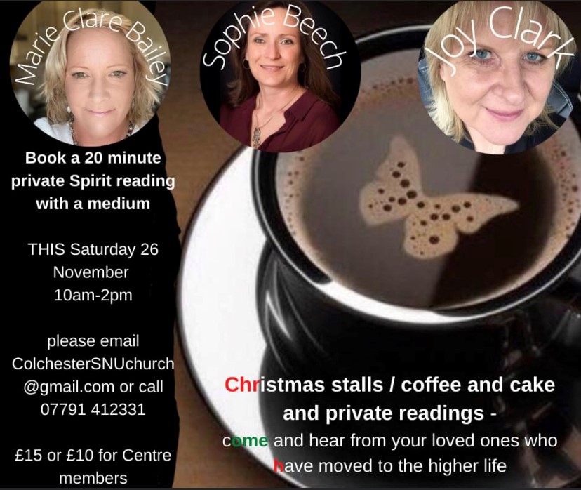 Advert for coffee morning