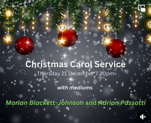 Advert for Christmas Service