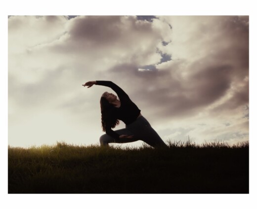 Picture of Hayley Russell in yoga pose